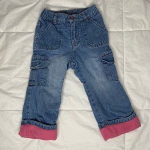 Fleece lined jeans